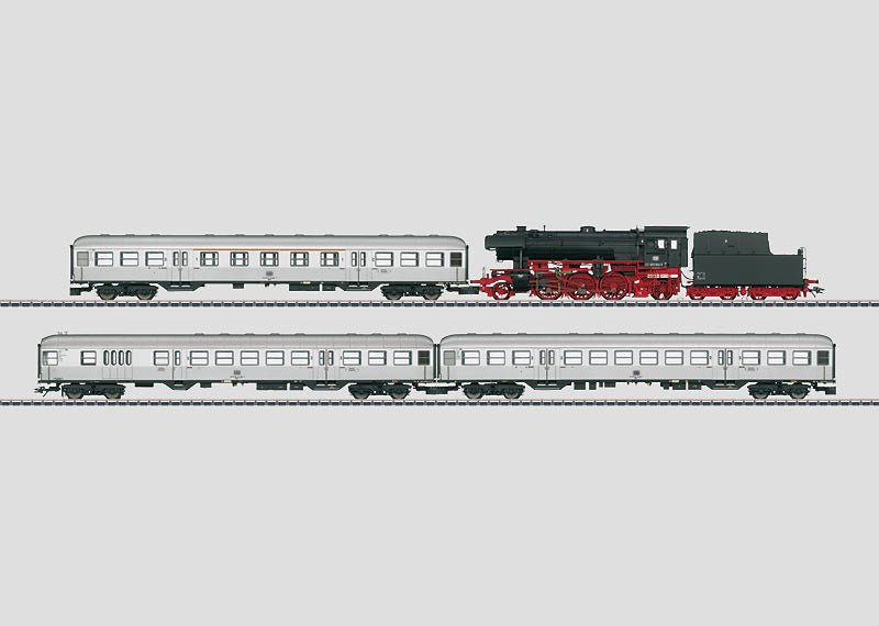 Marklin 26543 HO Gauge German Railroad Push-Pull Steam Train Set
