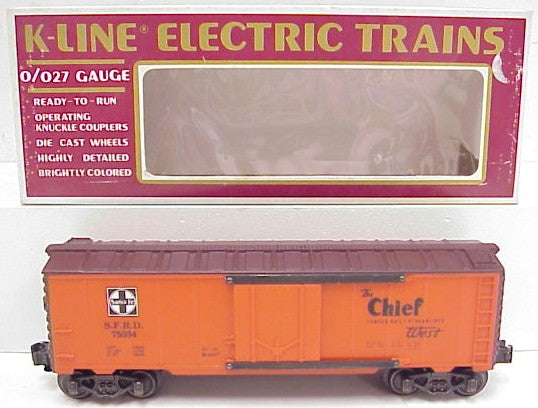 K-Line K75034 Santa Fe Chief #4 Map Series, Reefer