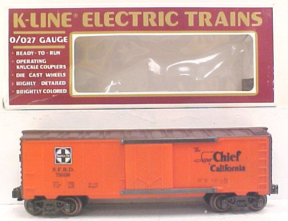 K-Line K75038 O Gauge Santa Fe #8 Classic Reefer