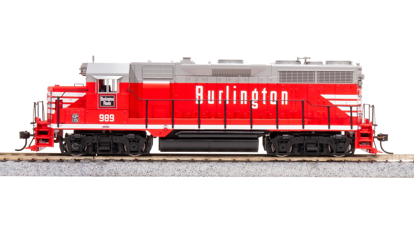Broadway Limited 7534 HO CB&Q EMD GP35 Diesel Locomotive w/Sound/ DC/DCC #989