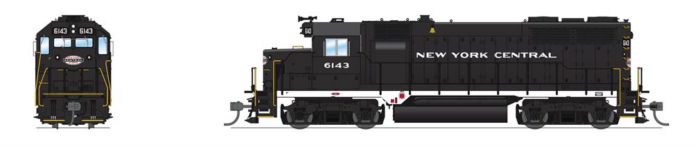Broadway Limited 7541 HO NYC EMD GP35 Diesel Locomotive w/Sound/ DC/DCC #6146