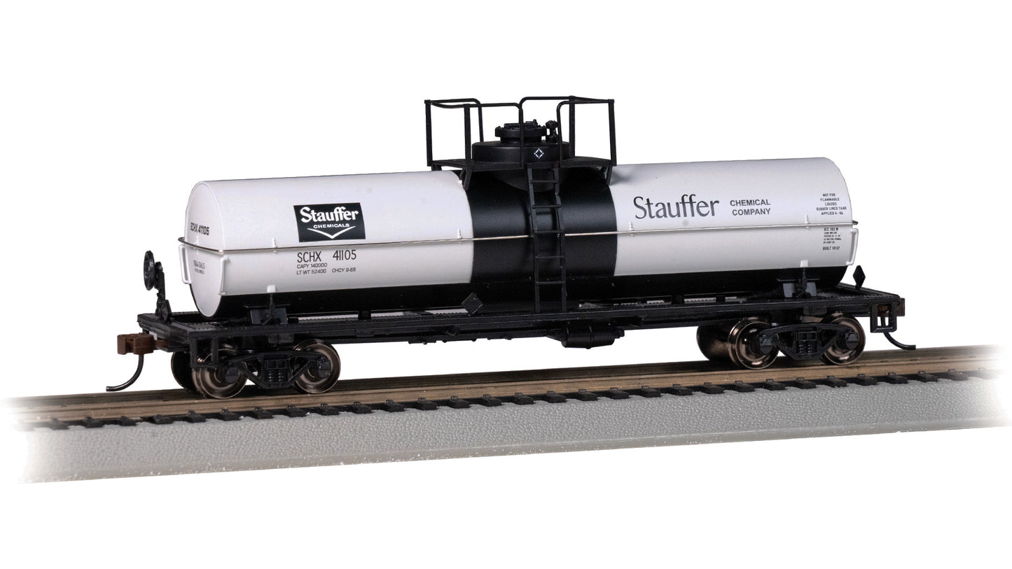 Bachmann 75804 HO Stauffer Chemicals Chemical Tank Car #41105