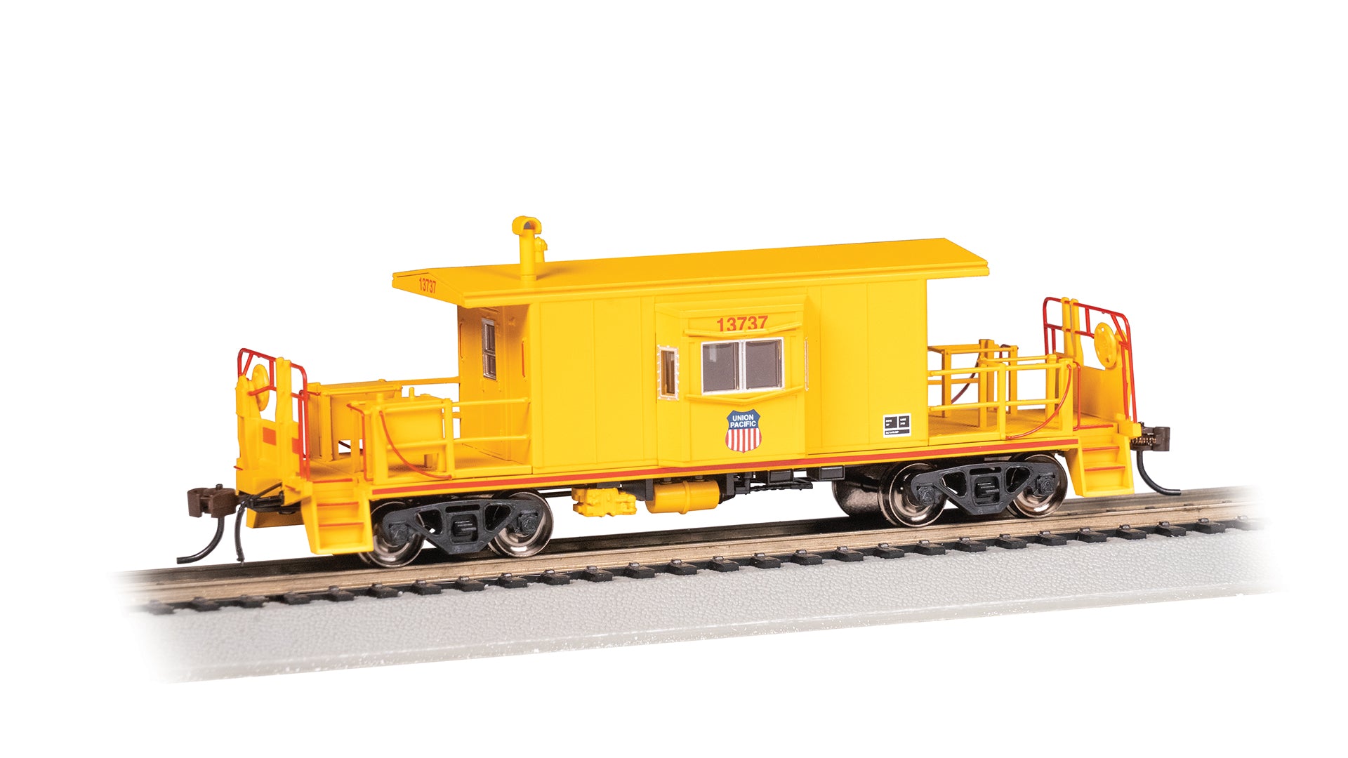Bachmann 76404 HO Union Pacific Bay Window Transfer Caboose #13737