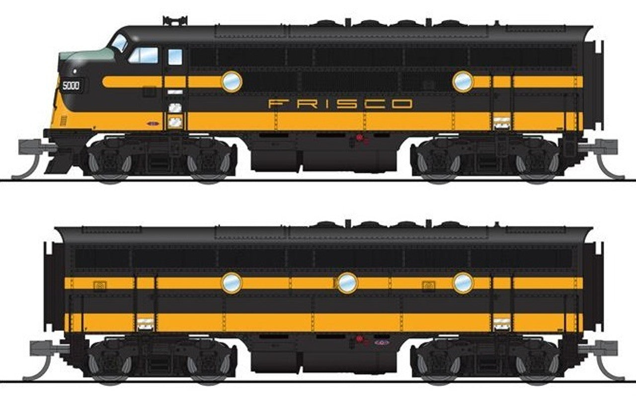 Broadway Limited 7721 N SLSF EMD F3 AB Diesel Locomotive Sound & DCC #5000/5100