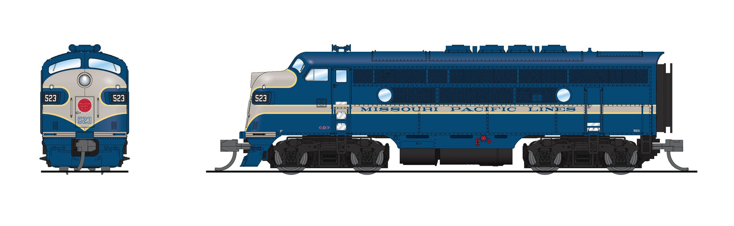 Broadway Limited 7735 N MP EMD F3A Diesel Locomotive Sound/DC/DCC #524