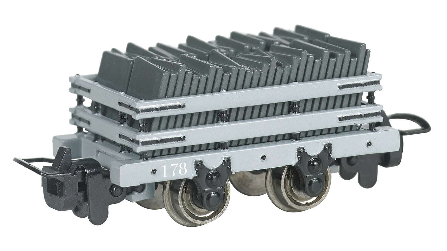 Bachmann 77307 HOn30 Narrow Gauge Thomas and Friends Slate Wagon with Load #178