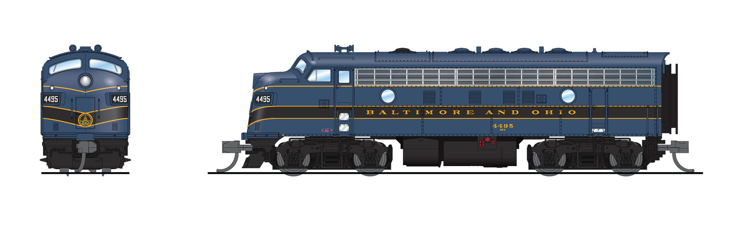 Broadway Limited 7766 N B&O EMD F7A Diesel Locomotive w/Sound/DC/DCC #4500