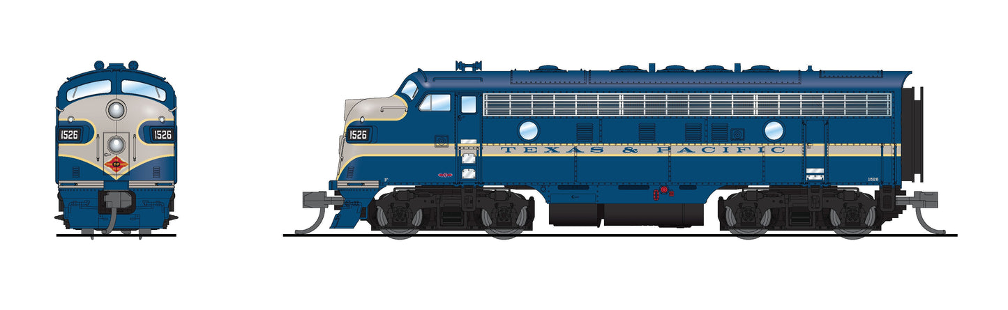 Broadway Limited 9094 N T&P EMD F7A Diesel Locomotive No-Sound/DCC-Ready #1526