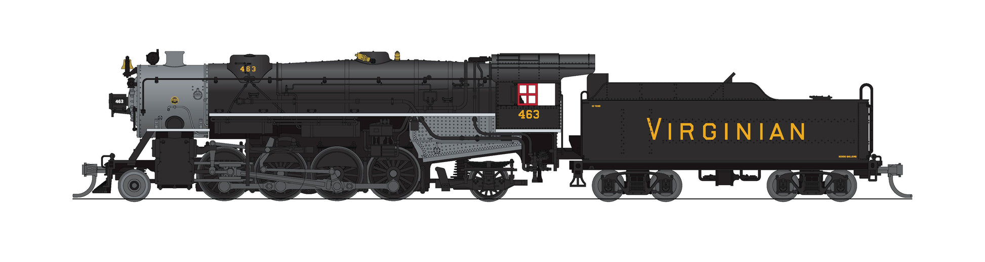 Broadway Limited 7840 N VGN USRA Heavy Mikado Steam Loco - Sound/DC/DCC #463