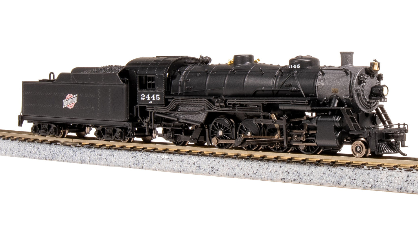 Broadway Limited 7855 N C&NW USRA Light Mikado Steam Loco Sound/DC/DCC #2486