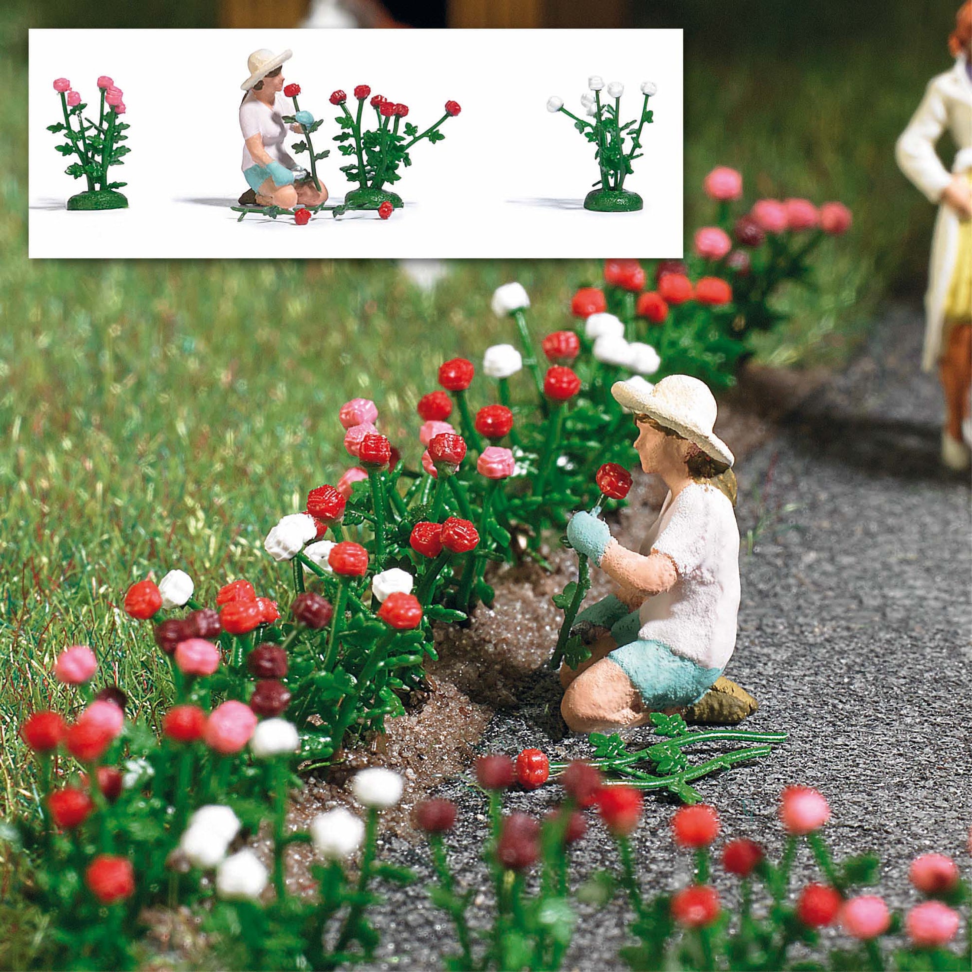 Busch 7878 HO Rose Picker Figure Set