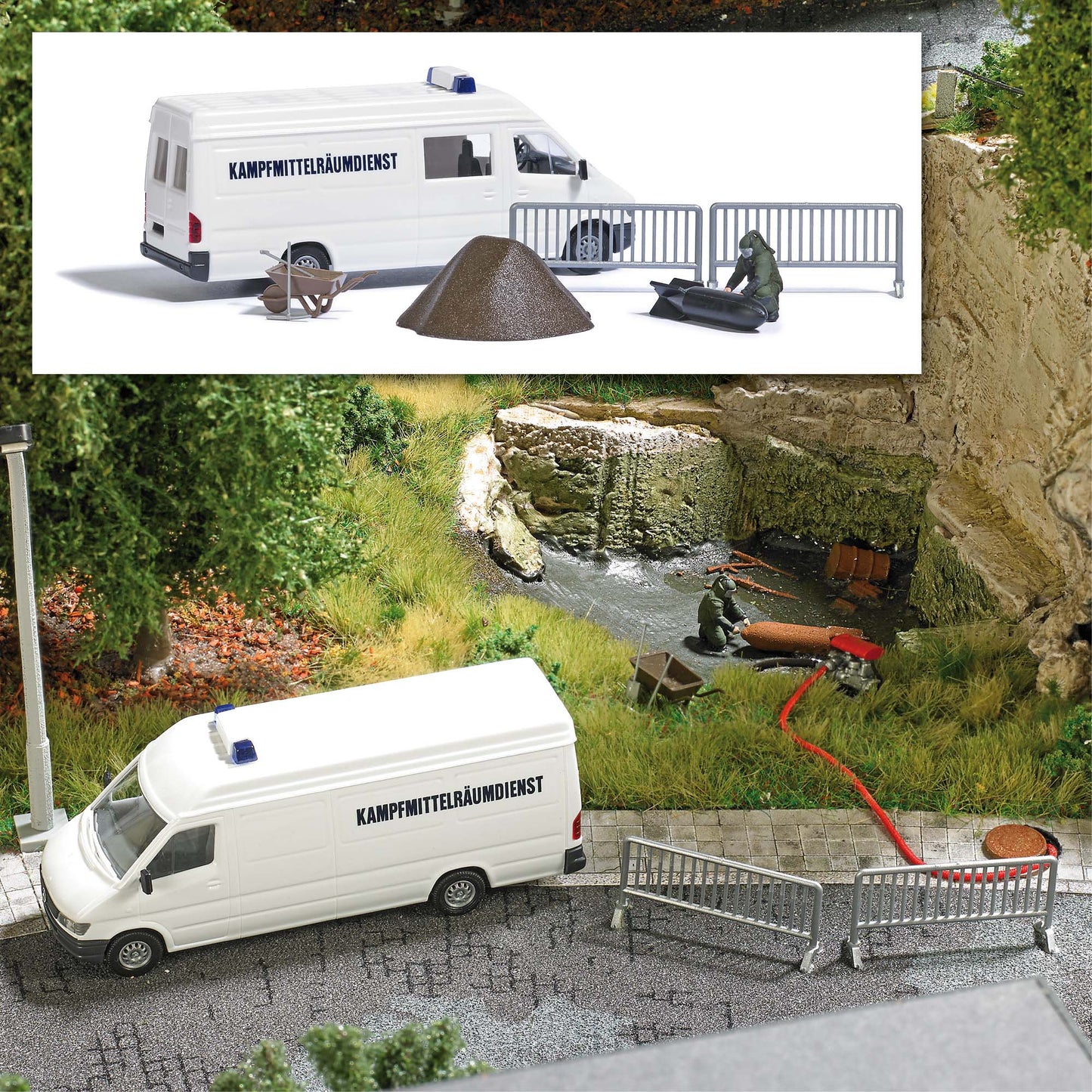 Busch 7968 HO Security Figure Set