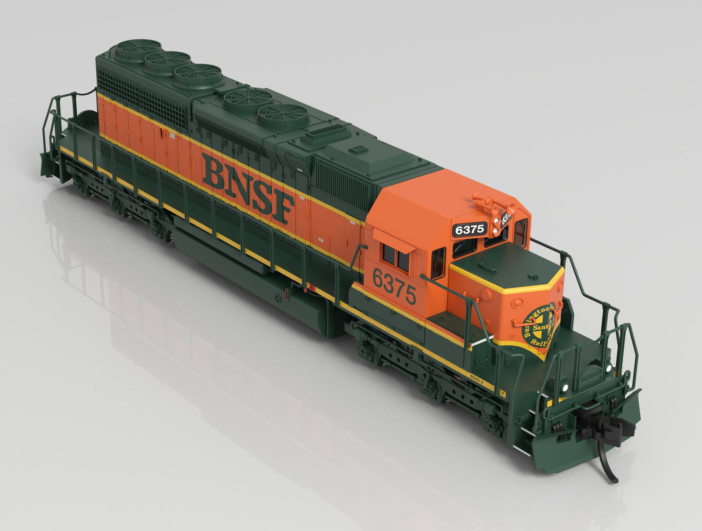 Broadway Limited 7954 N BNSF EMD SD40-2 Diesel Locomotive - Sound/DC/DCC #6375