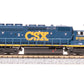 Broadway Limited 7960 N CSX EMD SD40-2 Diesel Locomotive - Sound/DC/DCC #8206