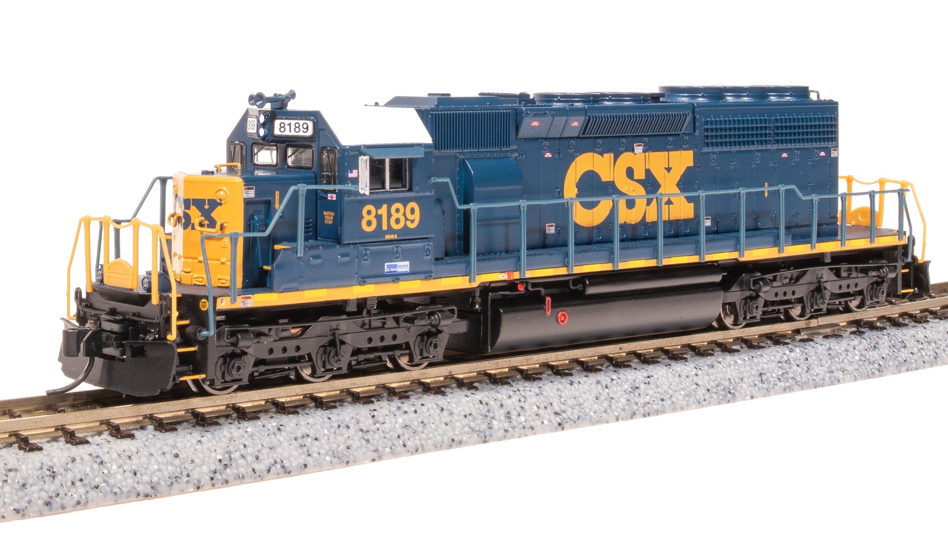 Broadway Limited 7960 N CSX EMD SD40-2 Diesel Locomotive - Sound/DC/DCC #8206