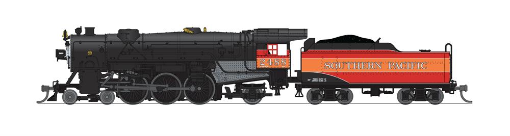 Broadway Limited 7989 N SP Heavy Pacific 4-6-2 Steam Locomotive Sound/DCC #2488