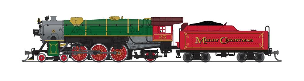 Broadway Limited 7991 N Merry Christmas Heavy Pacific 4-6-2 Steam Loco - Sound