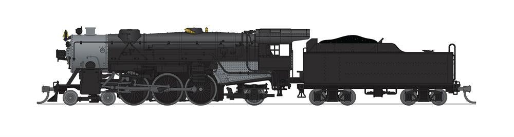 Broadway Limited 8068 N Unlettered Heavy Pacific 4-6-2 Steam Locomotive