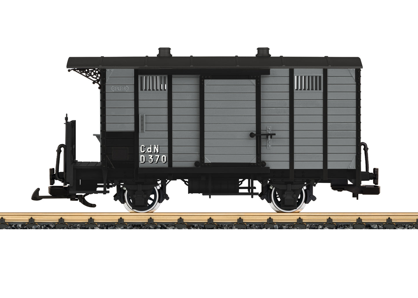 LGB 40078 G French Museum Railroad CdN D 370 Covered Boxcar