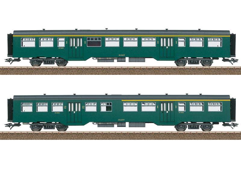 Trix 23222 HO Belgian State Railways 1st/2nd Class M2 Passenger Car (Set of 2)