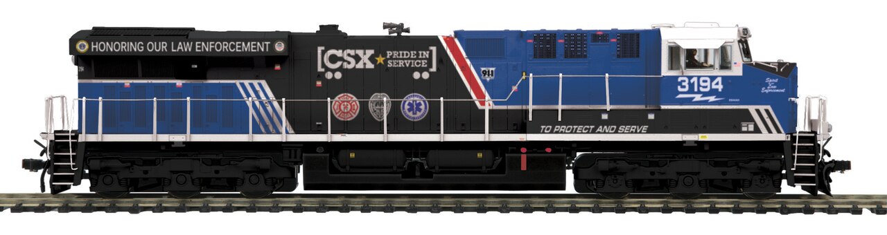 MTH 80-2402-0 HO CSX ES44AC Diesel Engine #3194