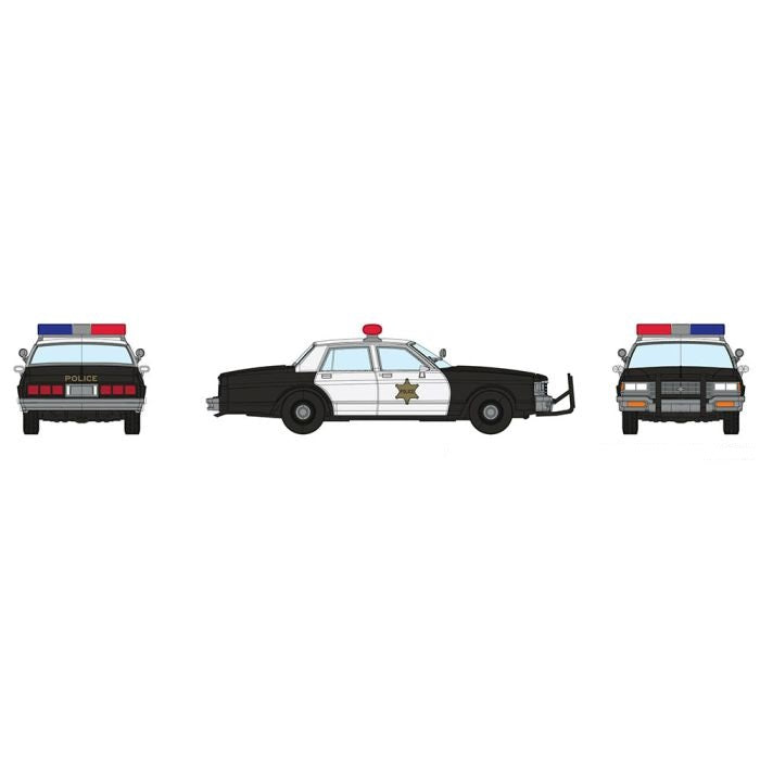 Rapido Trains 800010 HO Police Chevrolet Impala Sedan Assembled Car