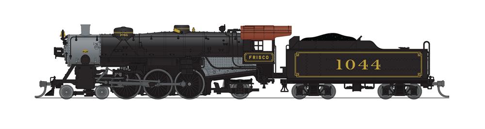 Broadway Limited 8073 N Frisco Heavy Pacific 4-6-2 Steam Locomotive #1044