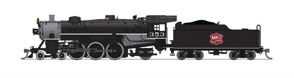 Broadway Limited 8007 N MKT Light Pacific 4-6-2 Steam Locomotive Sound/DCC #353