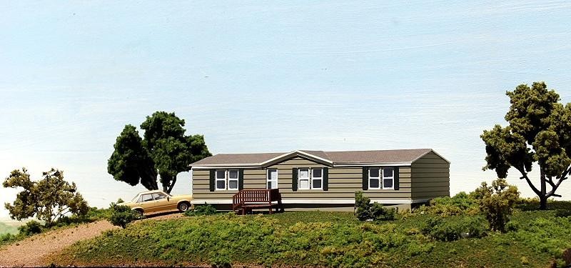 Custom Cuts by Summit USA MH-001 HO Manufactured Home