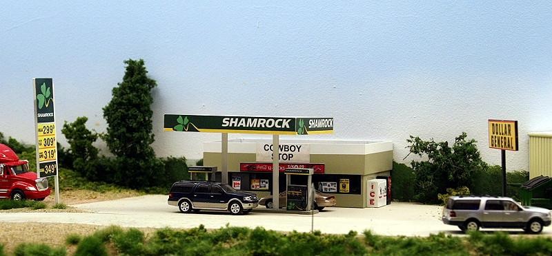 Custom Cuts by Summit USA SC-001 HO Modern Rural Gas Station