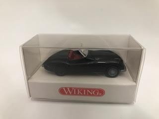 Wiking 8010114 HO Black Convertible Jaguar Sport