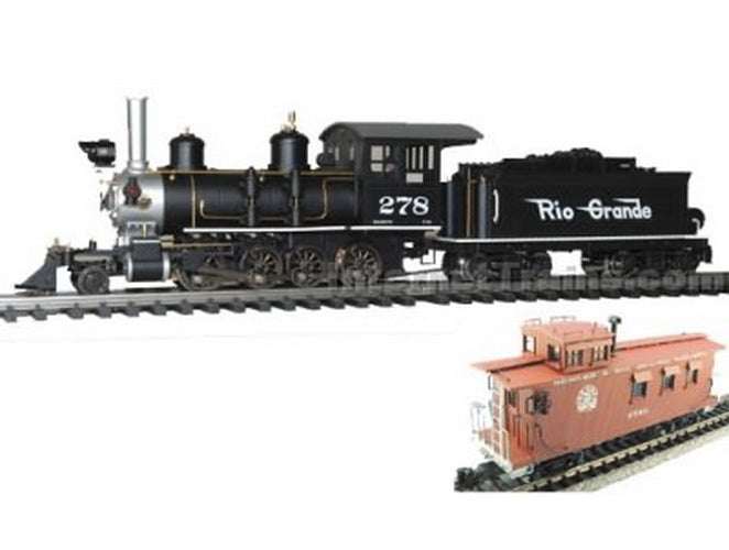 Aristo-Craft 80114C D&RGW C-16 Steam Loco. w/ Caboose