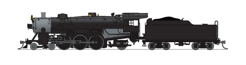 Broadway Limited 8080 N Unlettered Heavy Pacific 4-6-2 Steam Locomotive