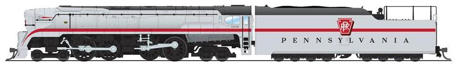 Broadway Limited 8028 N Pennsylvania T1 Duplex 4-4-4-4 Steam Locomotive #5545