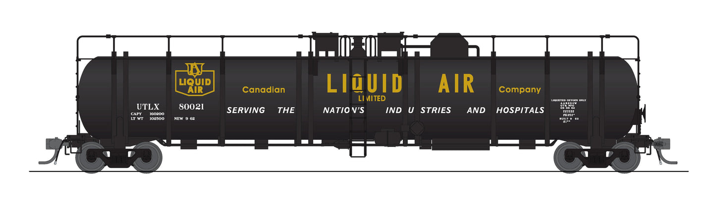 Broadway Limited 8043 HO Canadian Liquid Air Cryogenic Tank Car