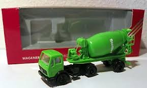 Herpa 806037 HO Mercedes Cement Mixer Truck in Green