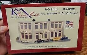 Korber 808 HO H.L. Brown 5 & 10 Store Building Kit