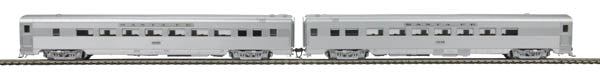 MTH 81-60011 HO Scale Santa Fe Parlor (Ribbed) Passenger Car Set (Set of 2)