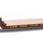 Walthers 910-50208 HO CNW 81' 8-Axle Depressed Center Flatcar RTR #48012