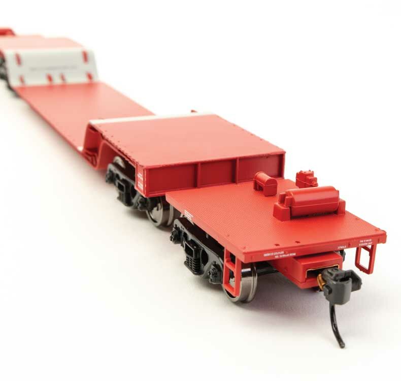 Walthers 910-50211 HO Kasgro Rail 81' 8-Axle Depressed Center Flatcar RTR #27807