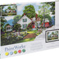 Paintworks Paint by Number 91804 20" x 14" Summer Cottage Kit