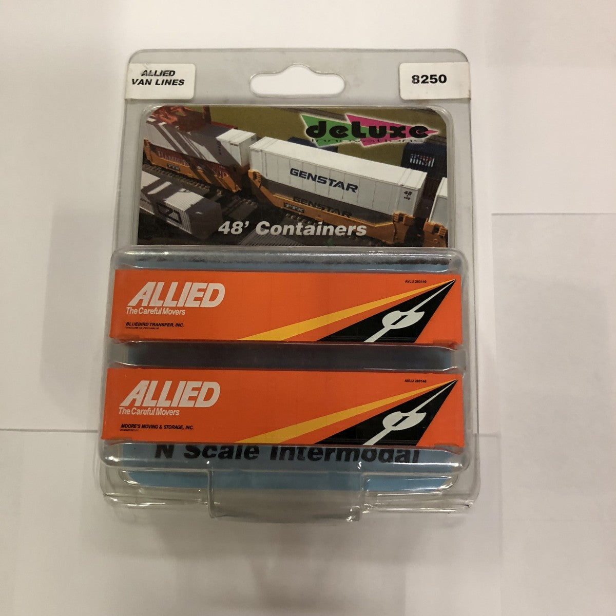 Deluxe Innovations 8250 N Scale Allied Van Lines 48' Containers