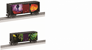Lionel 6-82718 O Disney Villains Hi-Cube Boxcar 2-pack