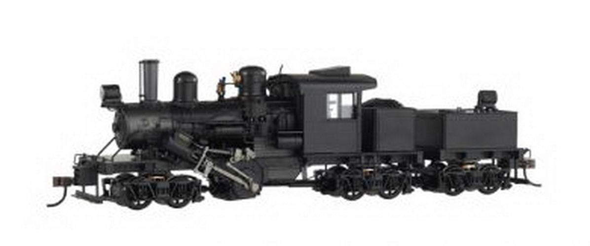 Bachmann 82901 HO Spectrum Black 70-Ton 3-Truck Climax Steam Locomotive w/DCC