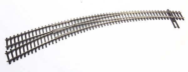 Walthers 948-83061 HO Code 83 Nickel Silver Left Hand Curved Turnout