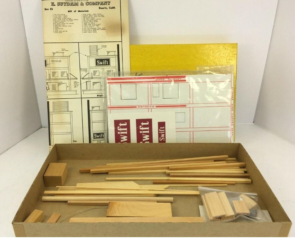 Suydam 85 HO Swift Meat Packing Plant Building Kit Trainz