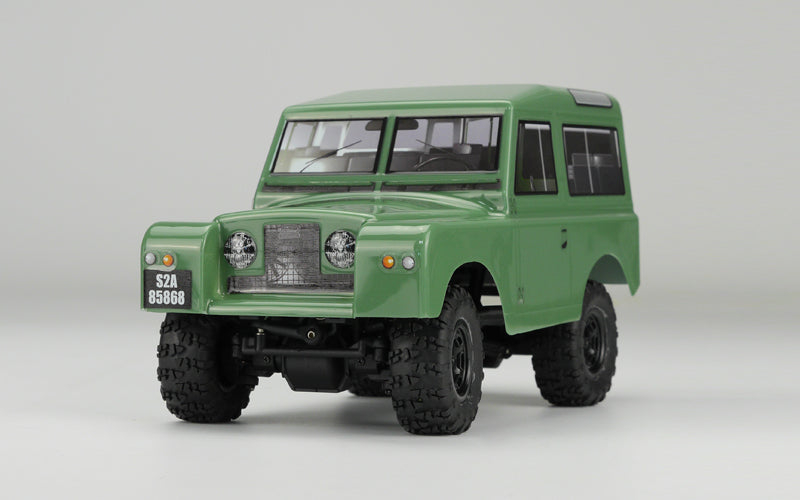 Carisma R/C Cars 85868 1:24 Classic Green MSA-1E 4WD 1968 Land Rover Series IIA