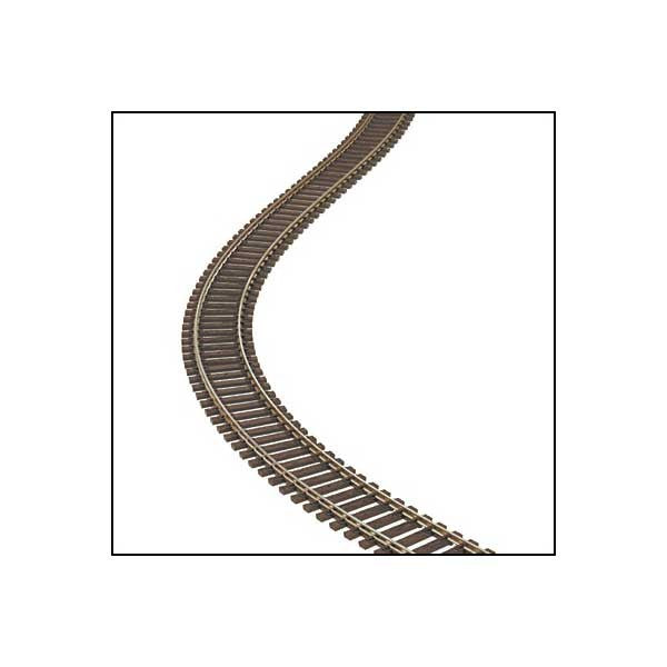 Model Power 12345 HO Code 83 36" Super Flex Track with Brown Ties