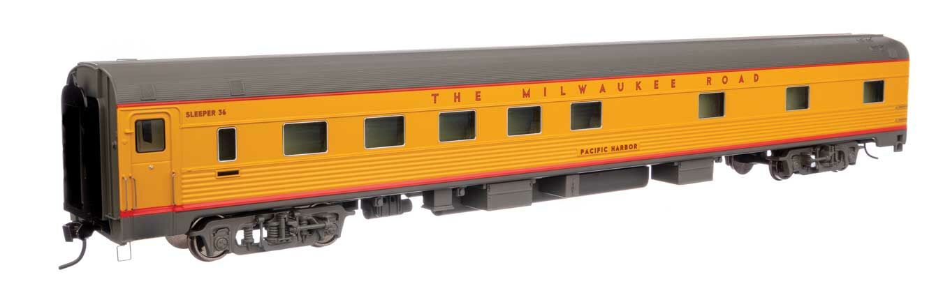 Walthers 920-18970 HO MILW Pacific Harbor 85' Budd Pacific Series 10-6 Sleeper