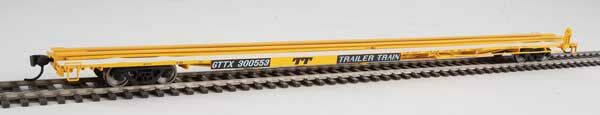 Walthers 910-5521 HO TTX 85' General American G85 Flatcar RTR GTTX #300553